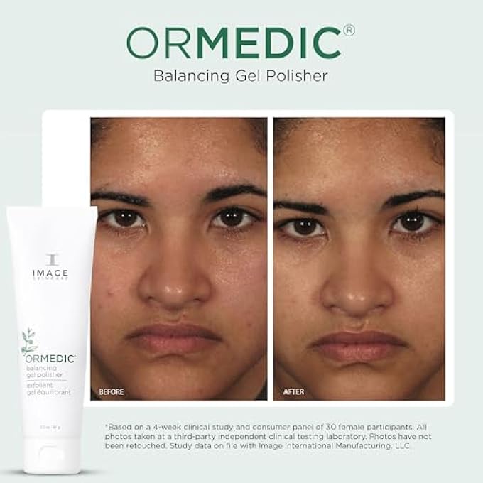 IMAGE SKINCARE , ORMEDIC BALANCING GEL POLISHER, DAILY FACIAL CLEANSER TO SMOOTH, BRIGHTEN & REFINE SKIN WITH A BLEND OF NATURAL INGREDIENTS, 3.2OZ - Image 3